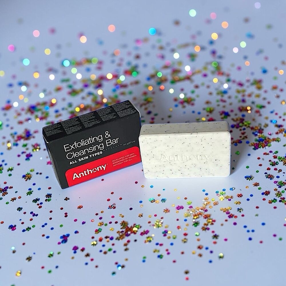 Anthony Exfoliating & Cleansing Bar Brand New In Box 5 Oz